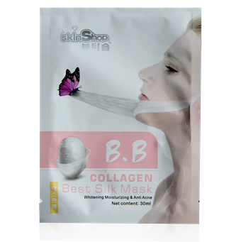 MẶT NẠ TƠ TẦM COLLAGEN TRẮNG DA-DƯỠNG ẨM DA-NGĂN NGỪA MỤN SKIN SHOP